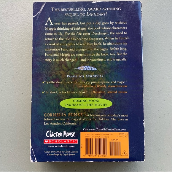 Inkspell paperback novel by Cornelia Funke - Picture 8 of 8